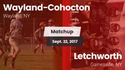 Matchup: Wayland-Cohocton vs. Letchworth  2017