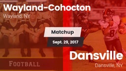 Matchup: Wayland-Cohocton vs. Dansville  2017