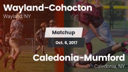 Matchup: Wayland-Cohocton vs. Caledonia-Mumford 2017
