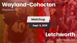 Matchup: Wayland-Cohocton vs. Letchworth  2019