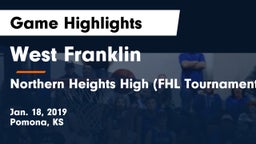 West Franklin  vs Northern Heights High (FHL Tournament) Game Highlights - Jan. 18, 2019