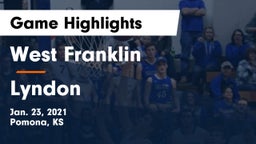 West Franklin  vs Lyndon  Game Highlights - Jan. 23, 2021