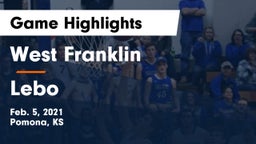 West Franklin  vs Lebo  Game Highlights - Feb. 5, 2021
