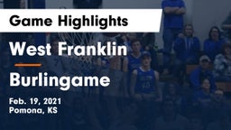 West Franklin  vs Burlingame Game Highlights - Feb. 19, 2021