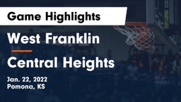 West Franklin  vs Central Heights  Game Highlights - Jan. 22, 2022