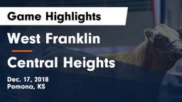 West Franklin  vs Central Heights  Game Highlights - Dec. 17, 2018