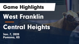 West Franklin  vs Central Heights  Game Highlights - Jan. 7, 2020