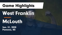 West Franklin  vs McLouth  Game Highlights - Jan. 31, 2020