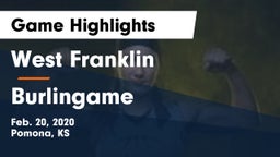 West Franklin  vs Burlingame Game Highlights - Feb. 20, 2020