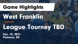 West Franklin  vs League Tourney TBD Game Highlights - Jan. 18, 2021