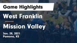 West Franklin  vs Mission Valley  Game Highlights - Jan. 28, 2021