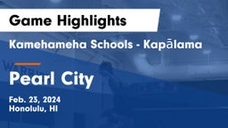 Kamehameha Schools - Kapalama vs Pearl City  Game Highlights - Feb. 23, 2024