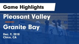 Pleasant Valley  vs Granite Bay  Game Highlights - Dec. 9, 2018