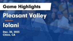 Pleasant Valley  vs Iolani  Game Highlights - Dec. 30, 2023