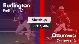 Matchup: Burlington High vs. Ottumwa  2016