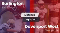 Matchup: Burlington High vs. Davenport West  2017