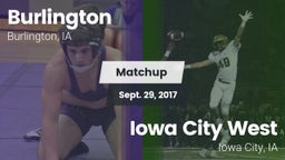 Matchup: Burlington High vs. Iowa City West 2017