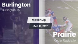 Matchup: Burlington High vs. Prairie  2017