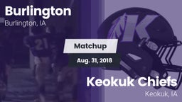 Matchup: Burlington High vs. Keokuk Chiefs 2018