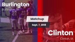 Matchup: Burlington High vs. Clinton  2018