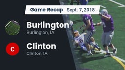 Recap: Burlington  vs. Clinton  2018