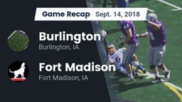 Recap: Burlington  vs. Fort Madison  2018