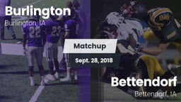 Matchup: Burlington High vs. Bettendorf  2018