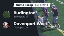 Recap: Burlington  vs. Davenport West  2018