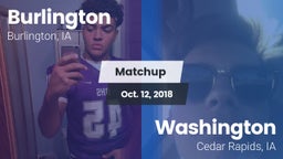 Matchup: Burlington High vs. Washington  2018
