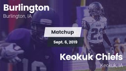 Matchup: Burlington High vs. Keokuk Chiefs 2019