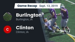 Recap: Burlington  vs. Clinton  2019