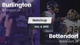 Matchup: Burlington High vs. Bettendorf  2019