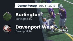 Recap: Burlington  vs. Davenport West  2019