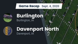 Recap: Burlington  vs. Davenport North  2020