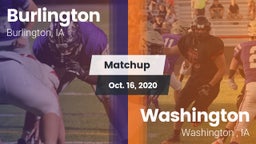 Matchup: Burlington High vs. Washington  2020