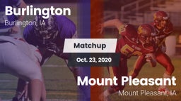 Matchup: Burlington High vs. Mount Pleasant  2020