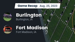 Recap: Burlington  vs. Fort Madison  2023
