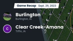 Recap: Burlington  vs. Clear Creek-Amana 2023