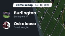 Recap: Burlington  vs. Oskaloosa  2023