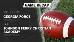 Recap: Georgia Force vs. Johnson Ferry Christian Academy 2016