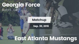 Matchup: Georgia Force vs. East Atlanta Mustangs 2016