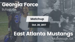 Matchup: Georgia Force vs. East Atlanta Mustangs 2017