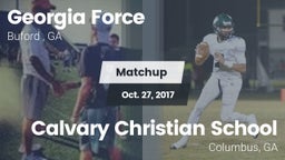 Matchup: Georgia Force vs. Calvary Christian School 2017