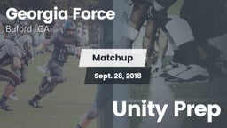Matchup: Georgia Force vs. Unity Prep 2018