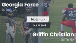 Matchup: Georgia Force vs. Griffin Christian  2018