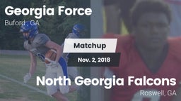 Matchup: Georgia Force vs. North Georgia Falcons 2018