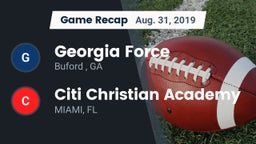 Recap: Georgia Force vs. Citi Christian Academy 2019