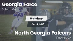 Matchup: Georgia Force vs. North Georgia Falcons 2019
