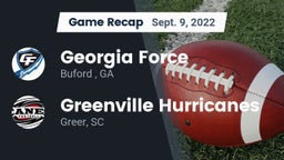 Recap: Georgia Force vs. Greenville Hurricanes 2022