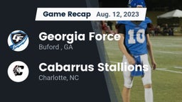 Recap: Georgia Force vs. Cabarrus Stallions  2023